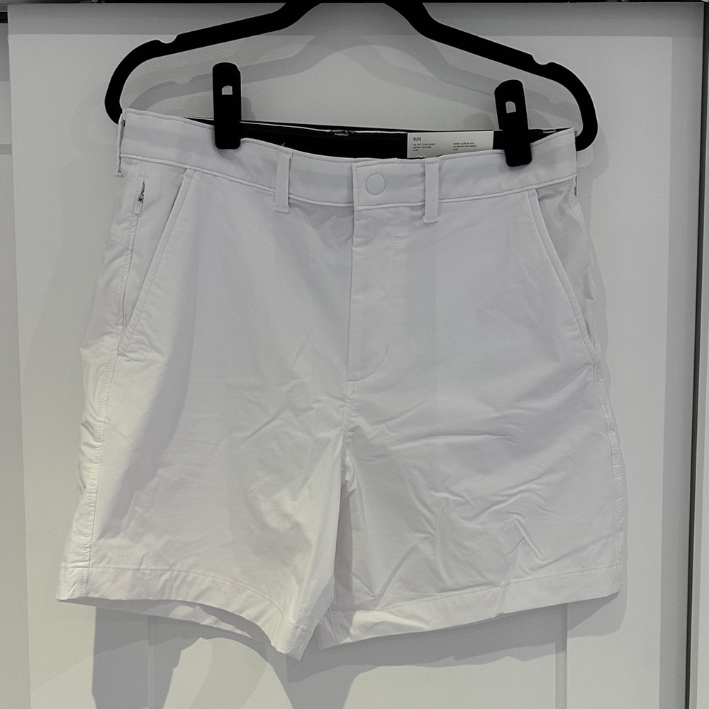 American Eagle Outfitters White Men's Flat Front Shorts